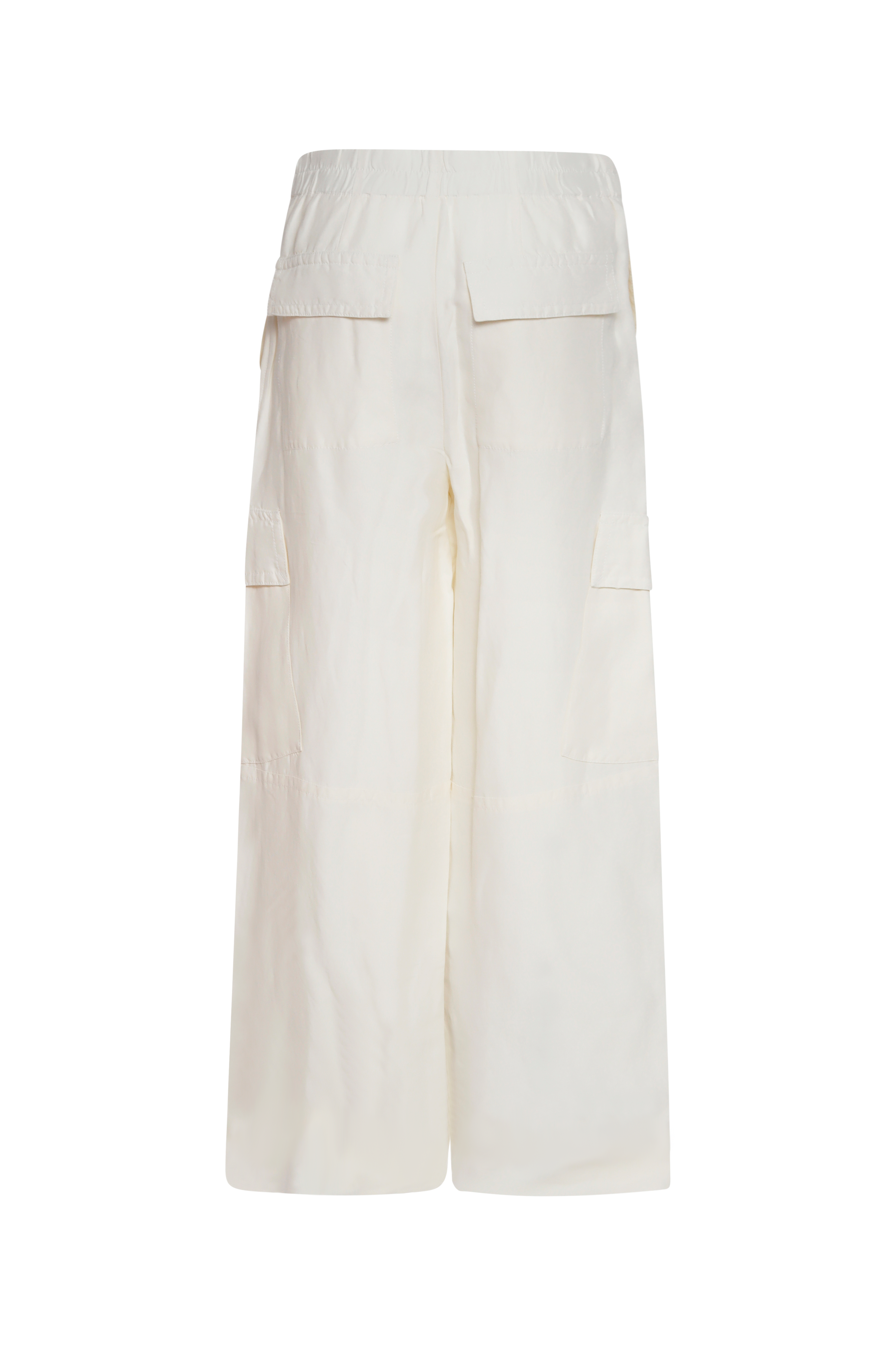 Wide Leg Cargo Pants Bone