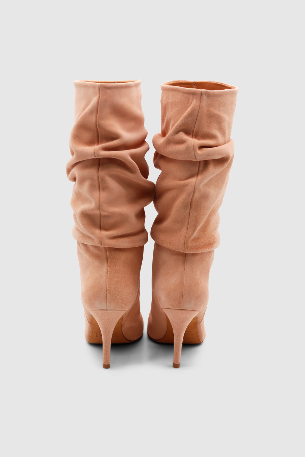 Slouchy Boots Nude