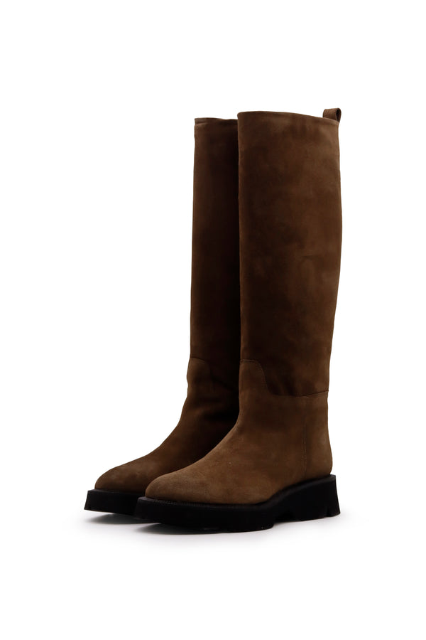 Lydia 5 Boots Velours Militare
