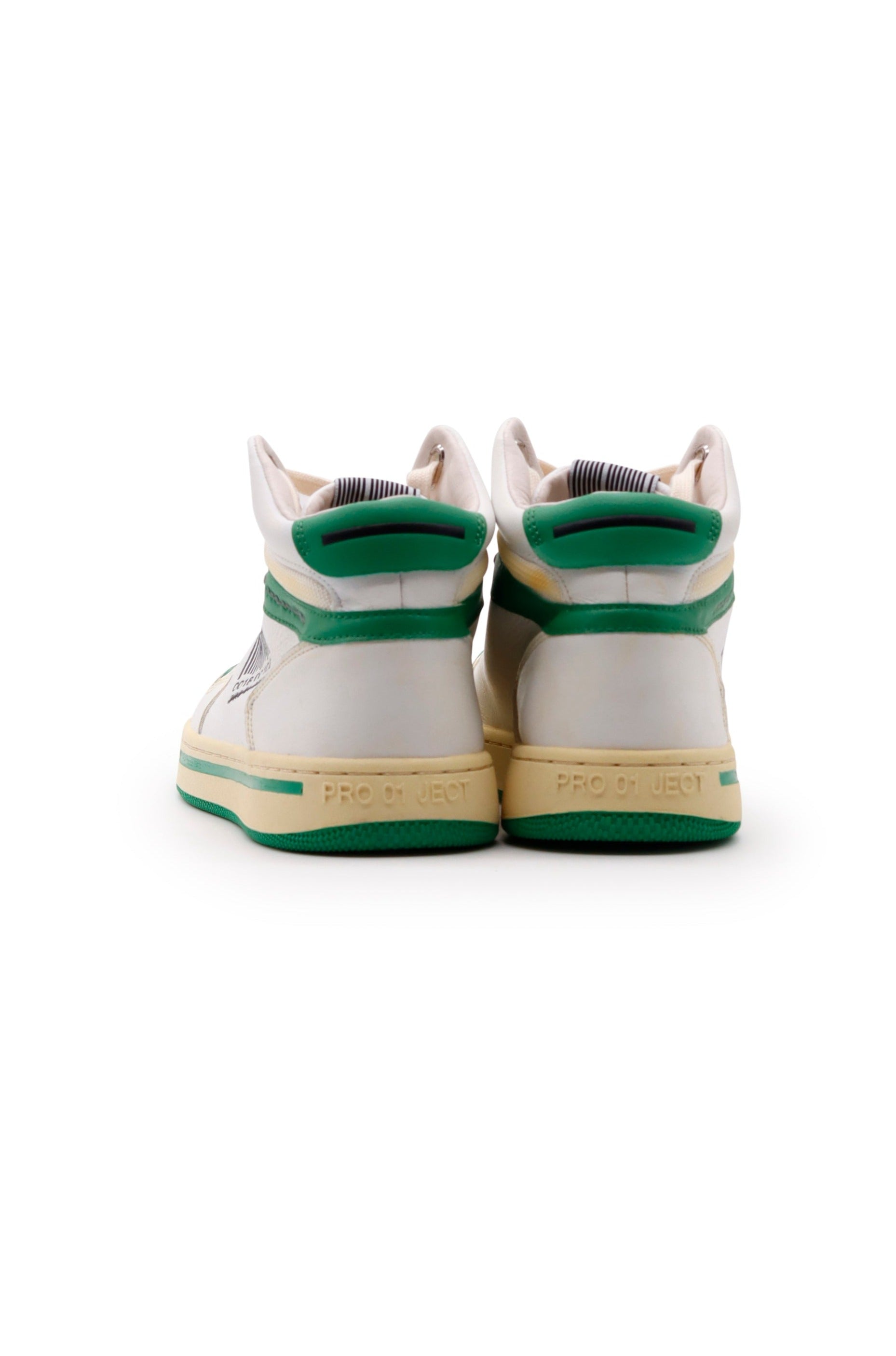 High Sneaker Men White/ Green