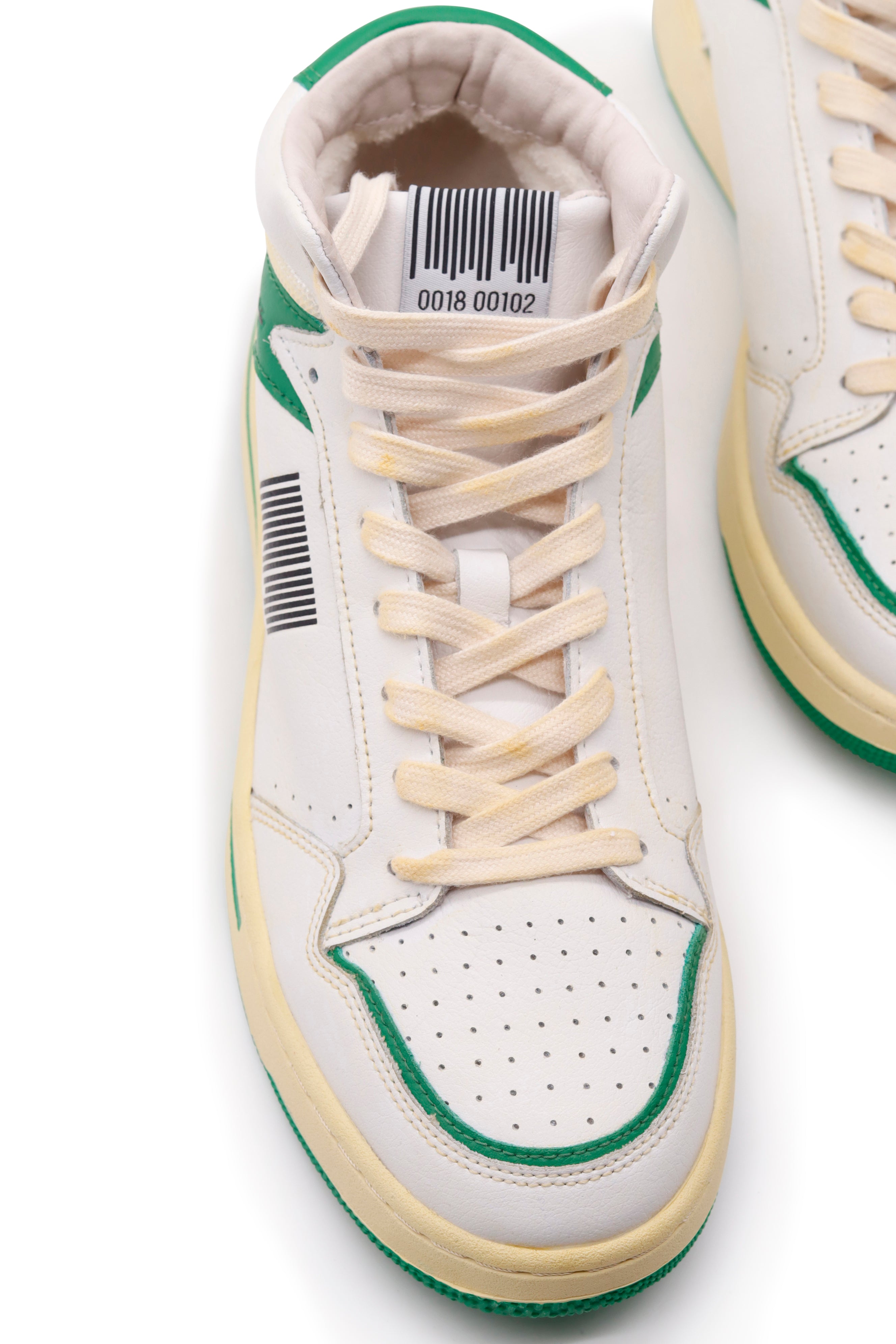 High Sneaker Men White/ Green