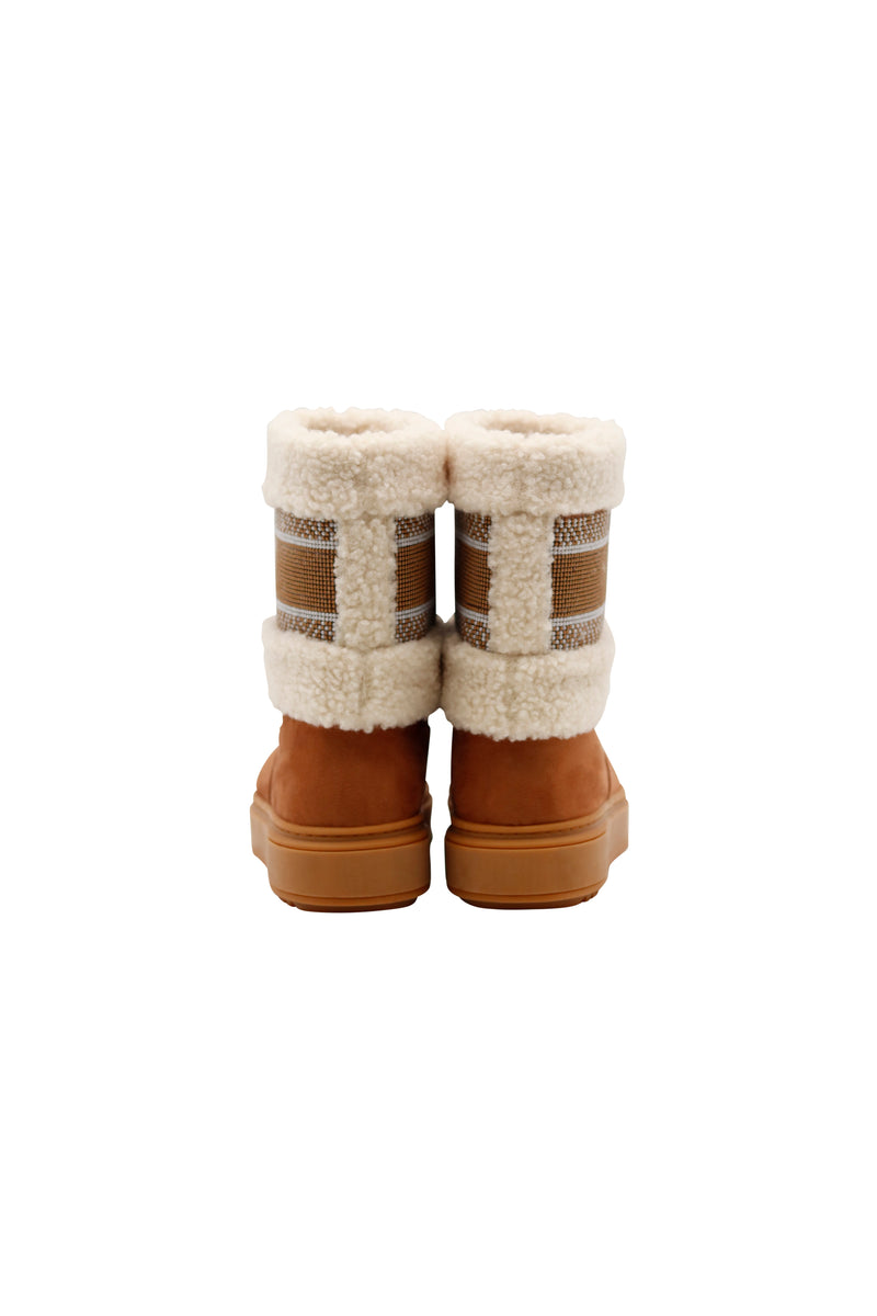 Gstaad Fur Boots Tobacco