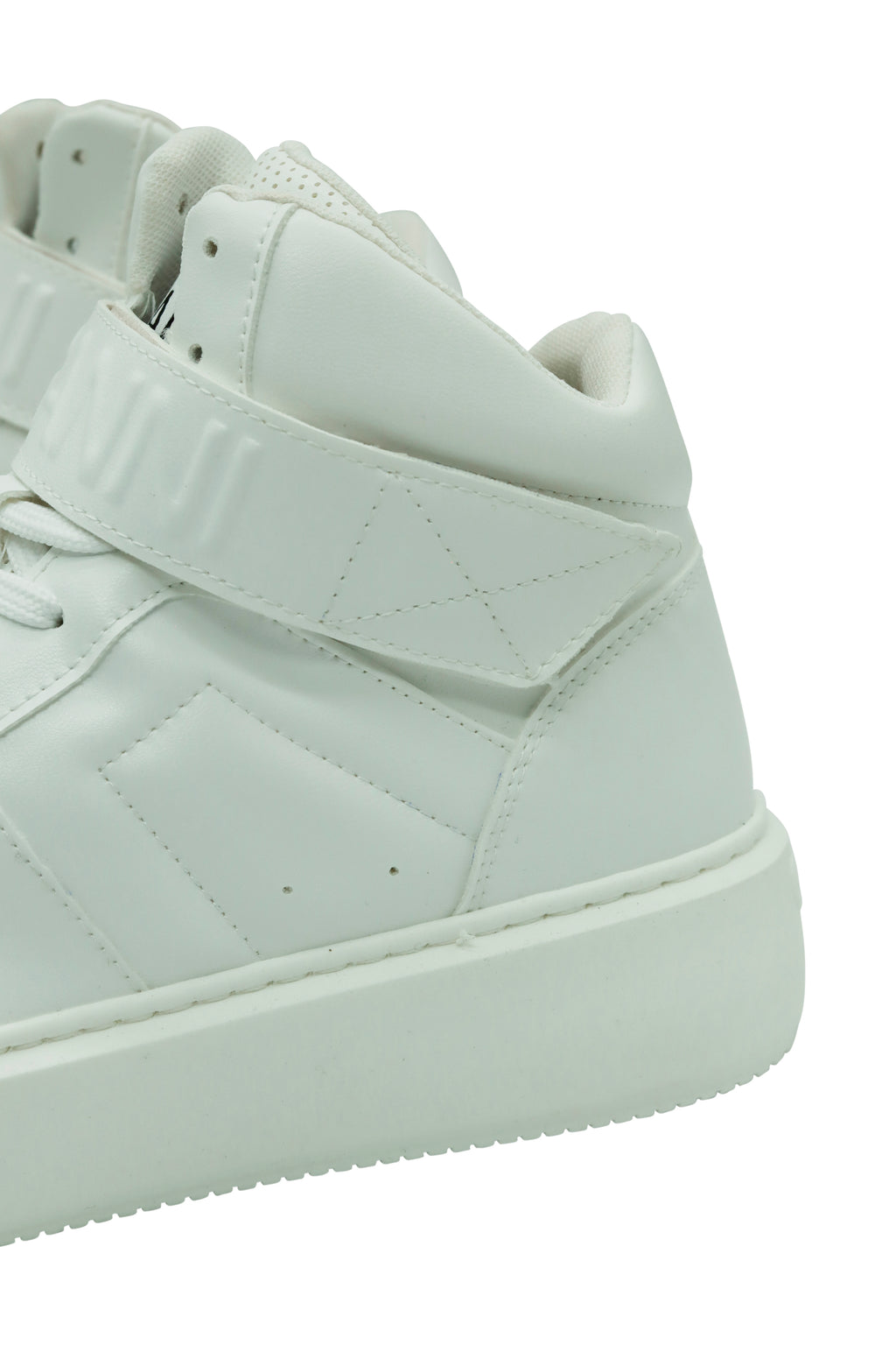 High Top Sporty Sneaker Egret