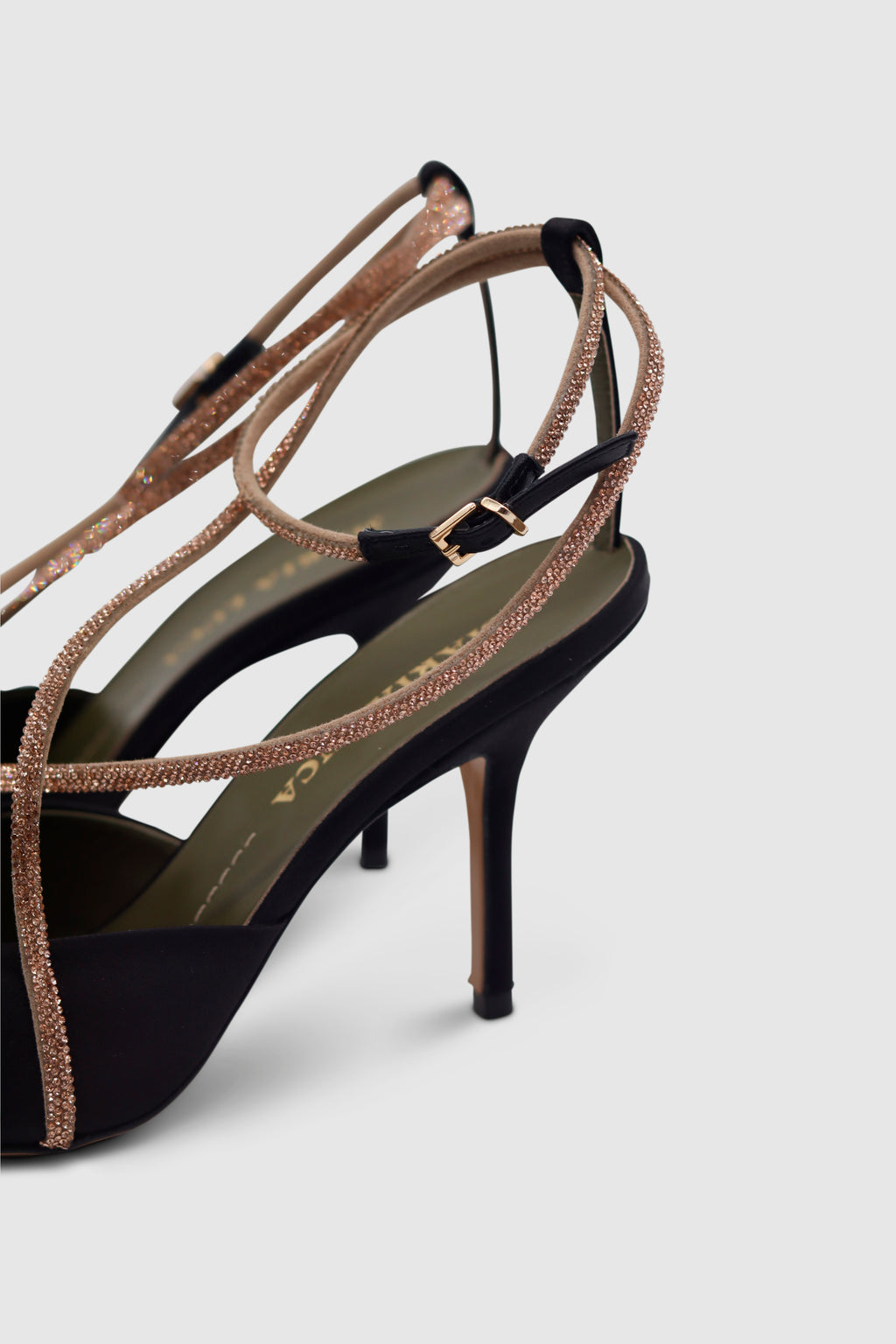 Fumilla Satin Pumps Black