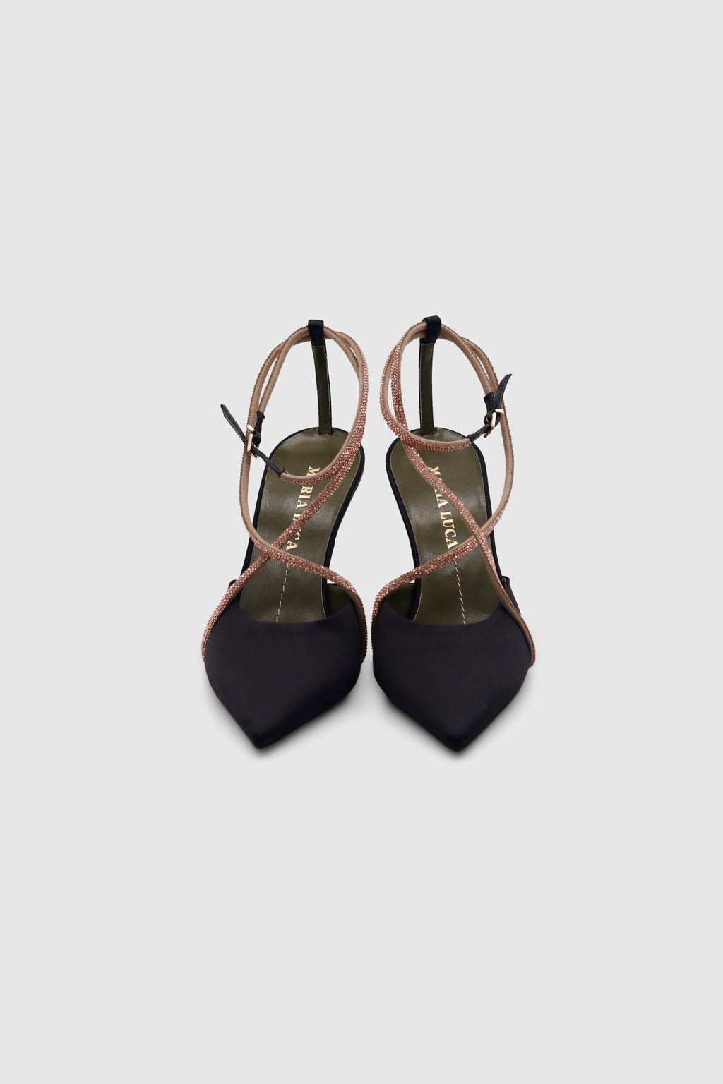 Fumilla Satin Pumps Black