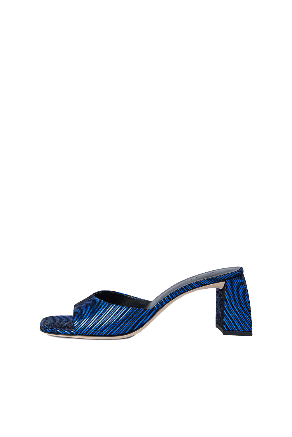 Romy Mule Blue Disco Dot