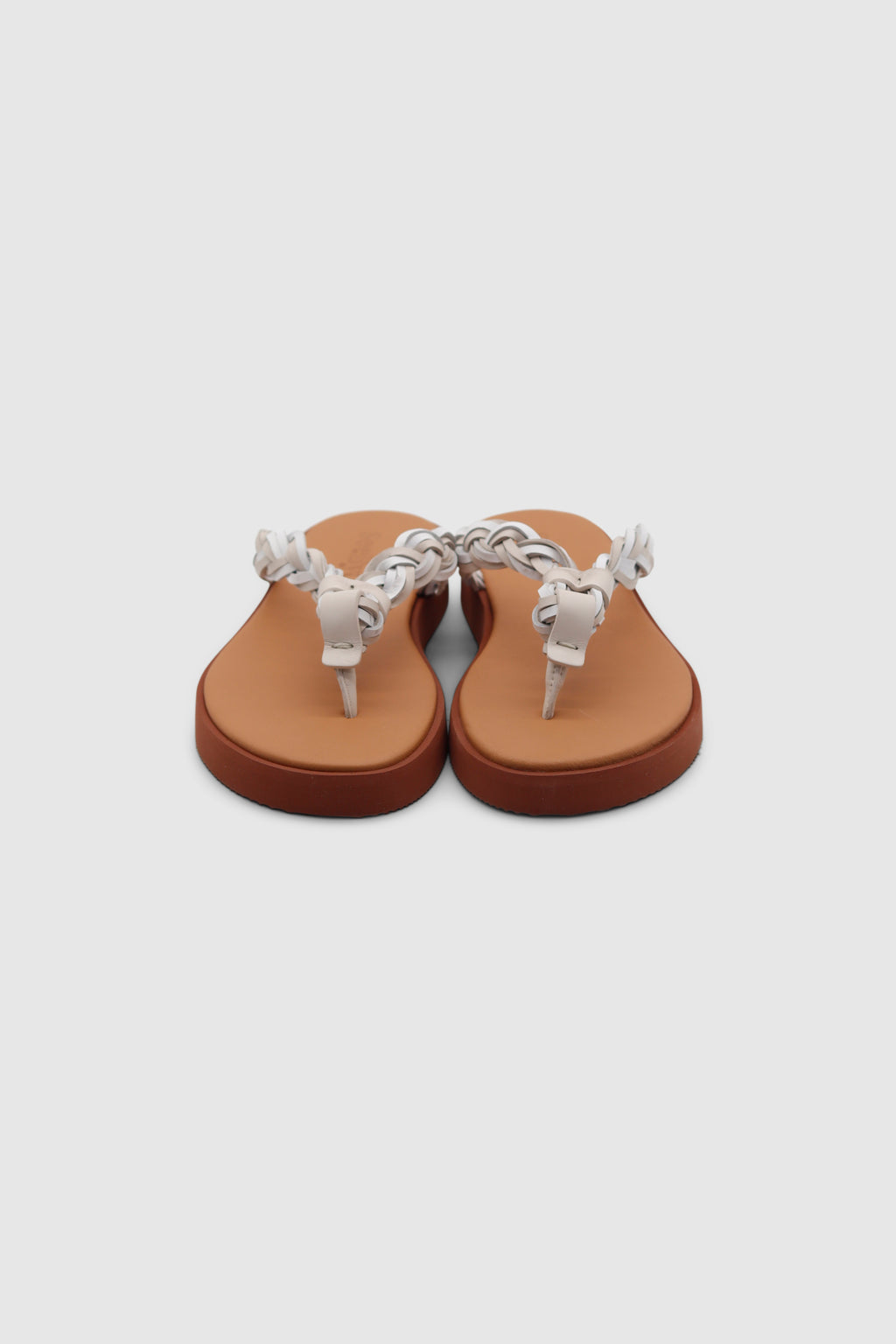 Pompoms Sandals New Natural Calf