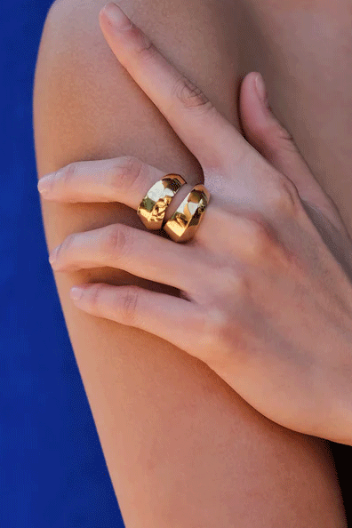 Kaya Stacking Rings Gold