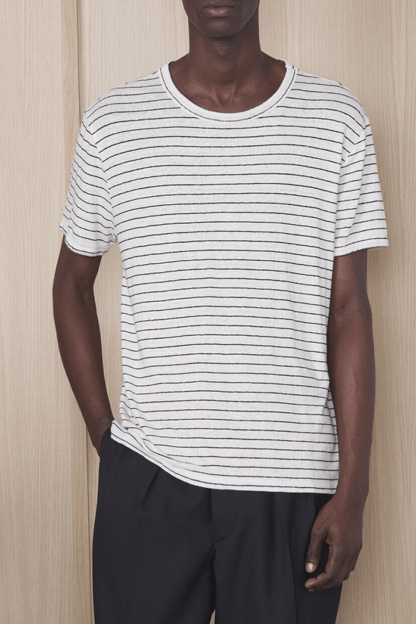 Striped Tee French Linen