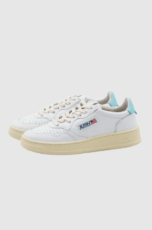 Medalist Sneaker W Low White Turquoise