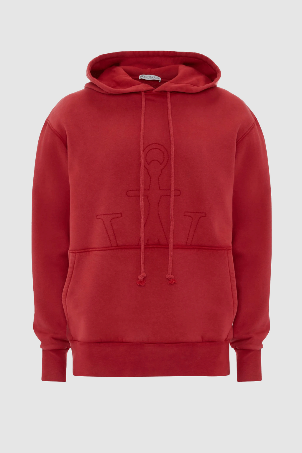JWA Embroidered Hoodie Red