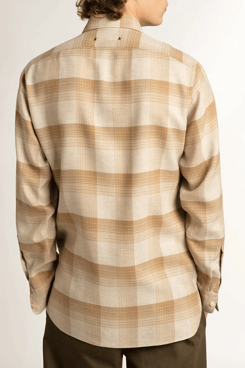 Regular Basic Shirt White Pepper/ Wet Sand