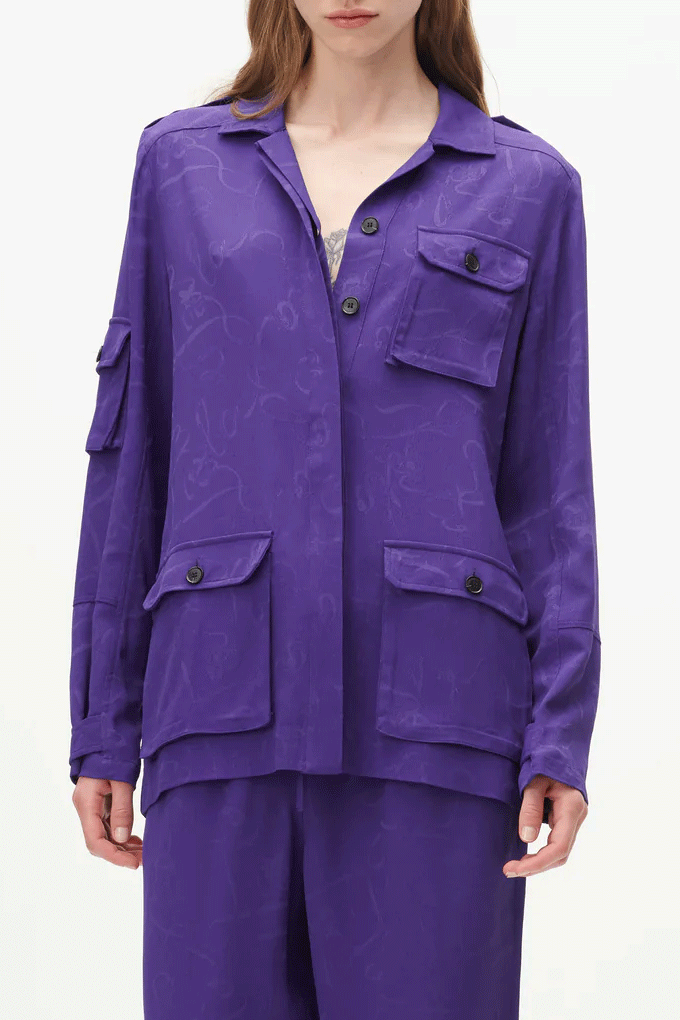 Byron Blouse Purple
