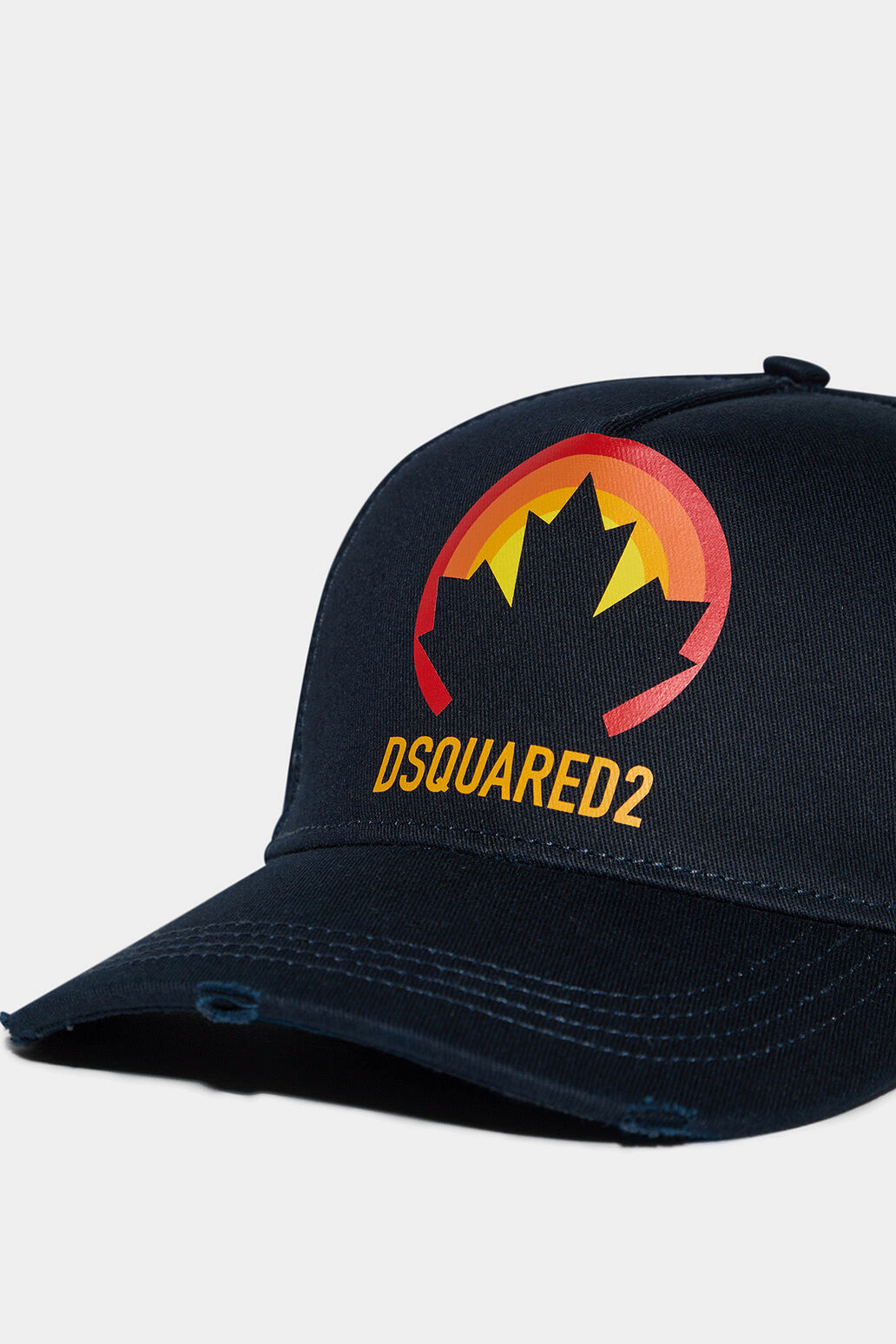 Sunset Leaf Baseball Cap Black