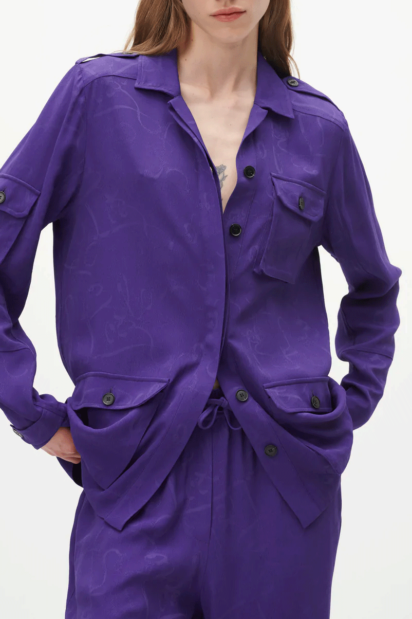 Byron Blouse Purple