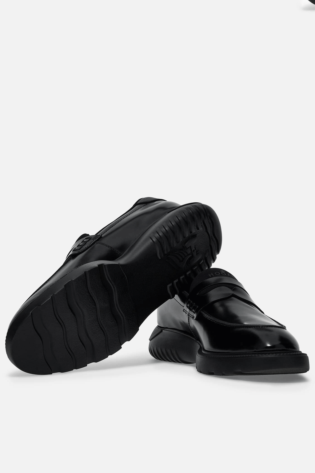 H383 dark gray sneakers