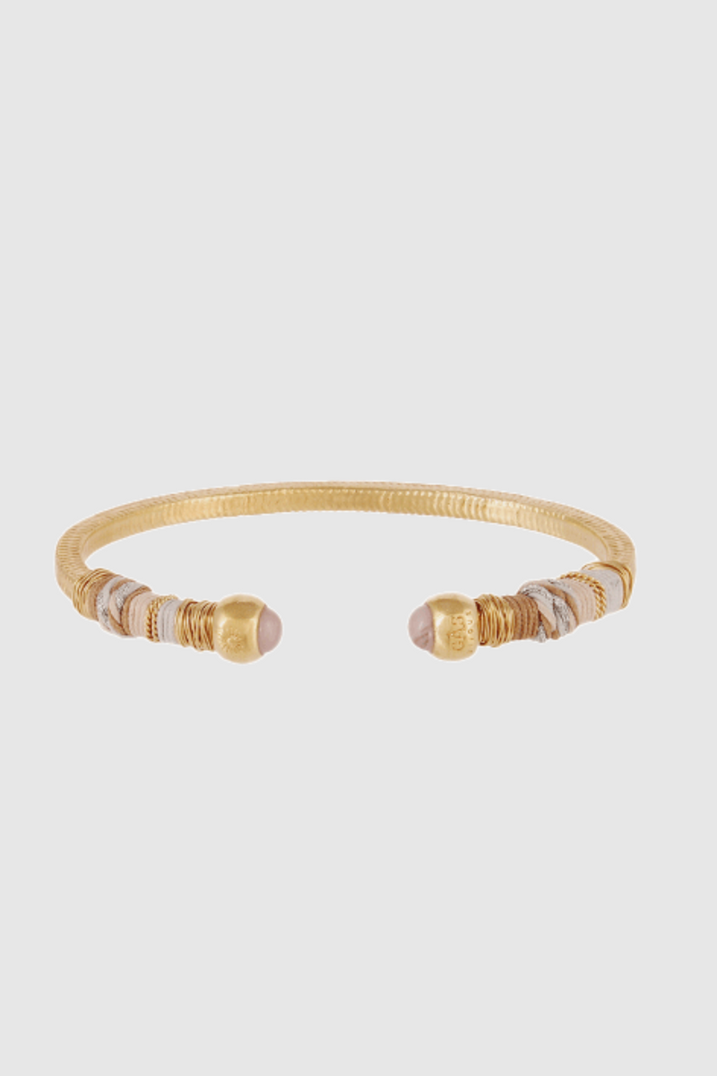 Sari Metal Bracelet Gold Beige