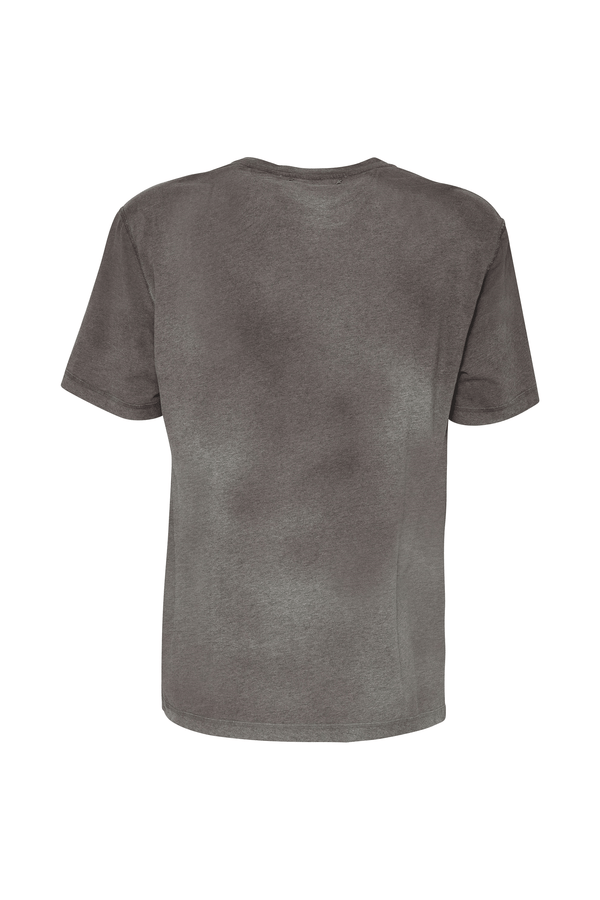 Regular T-Shirt Melange Grey/ Arctic Dusk/ White