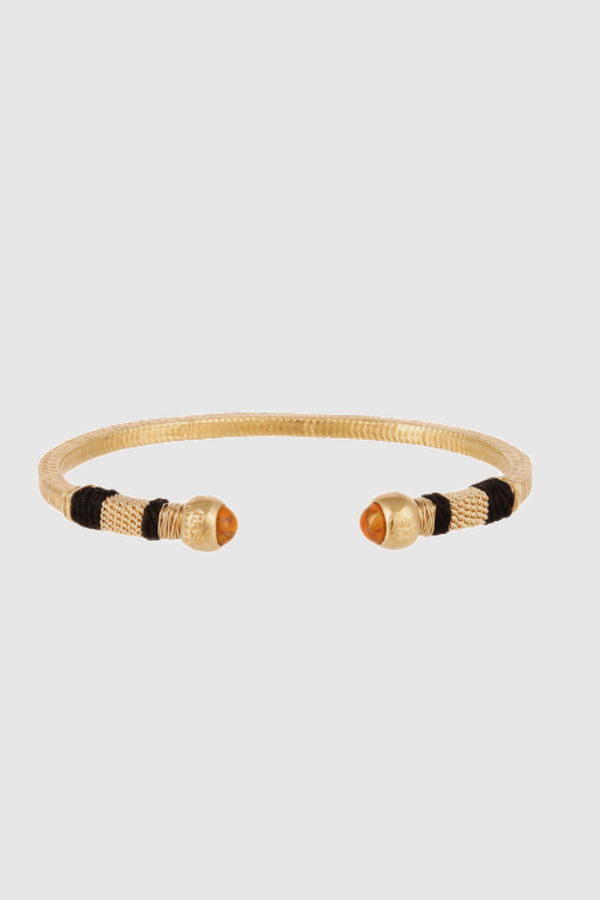 Sari Metal Bracelet Gold Black