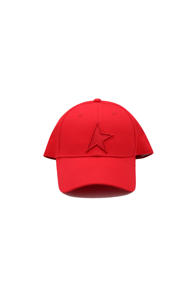 Star Baseball Cap red