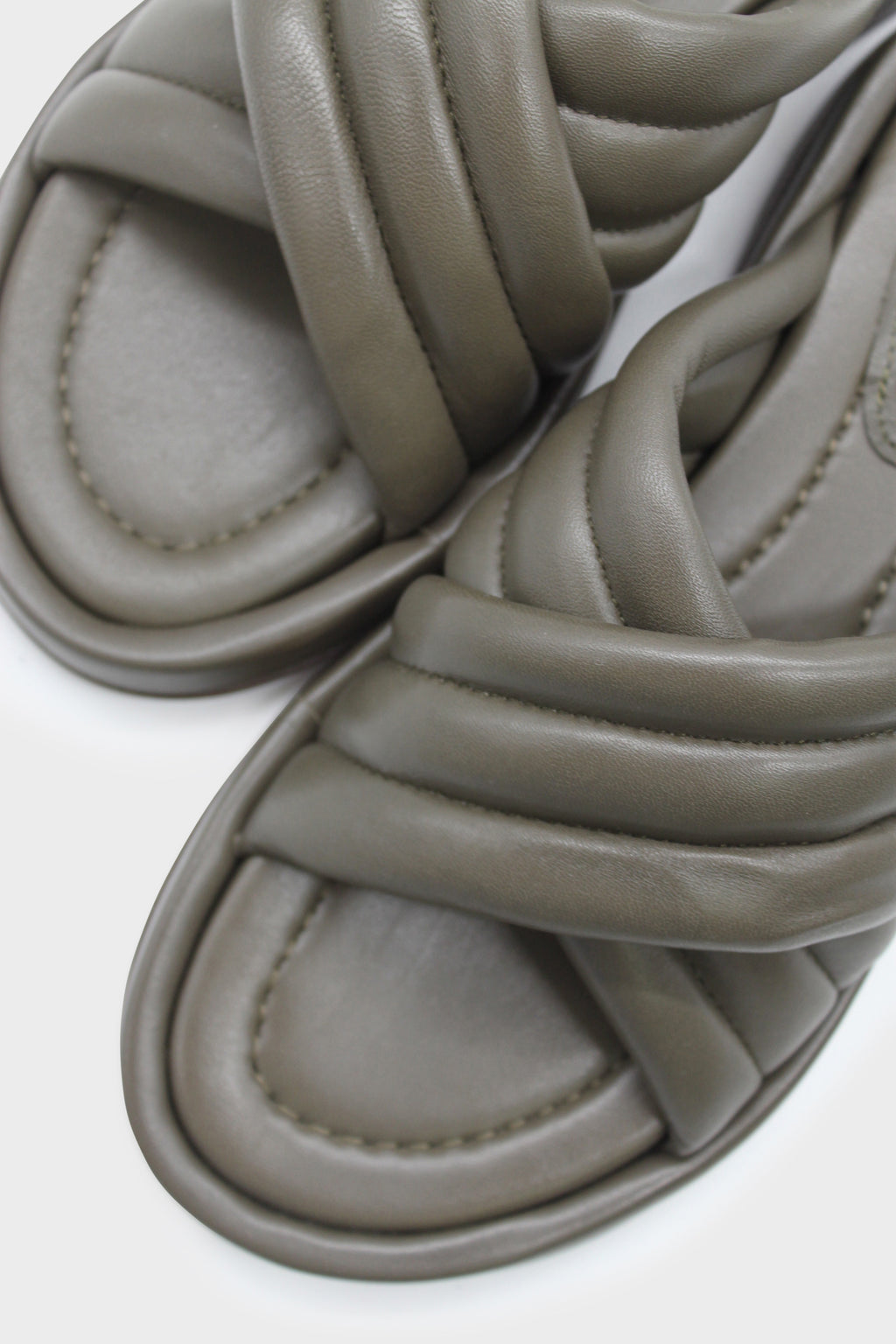 Slipper Army Green Nappa