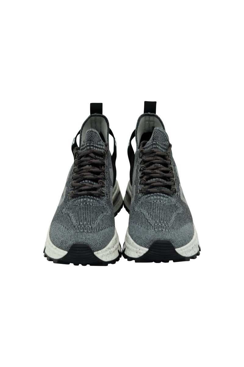 Lace Up Run Sneaker Grey