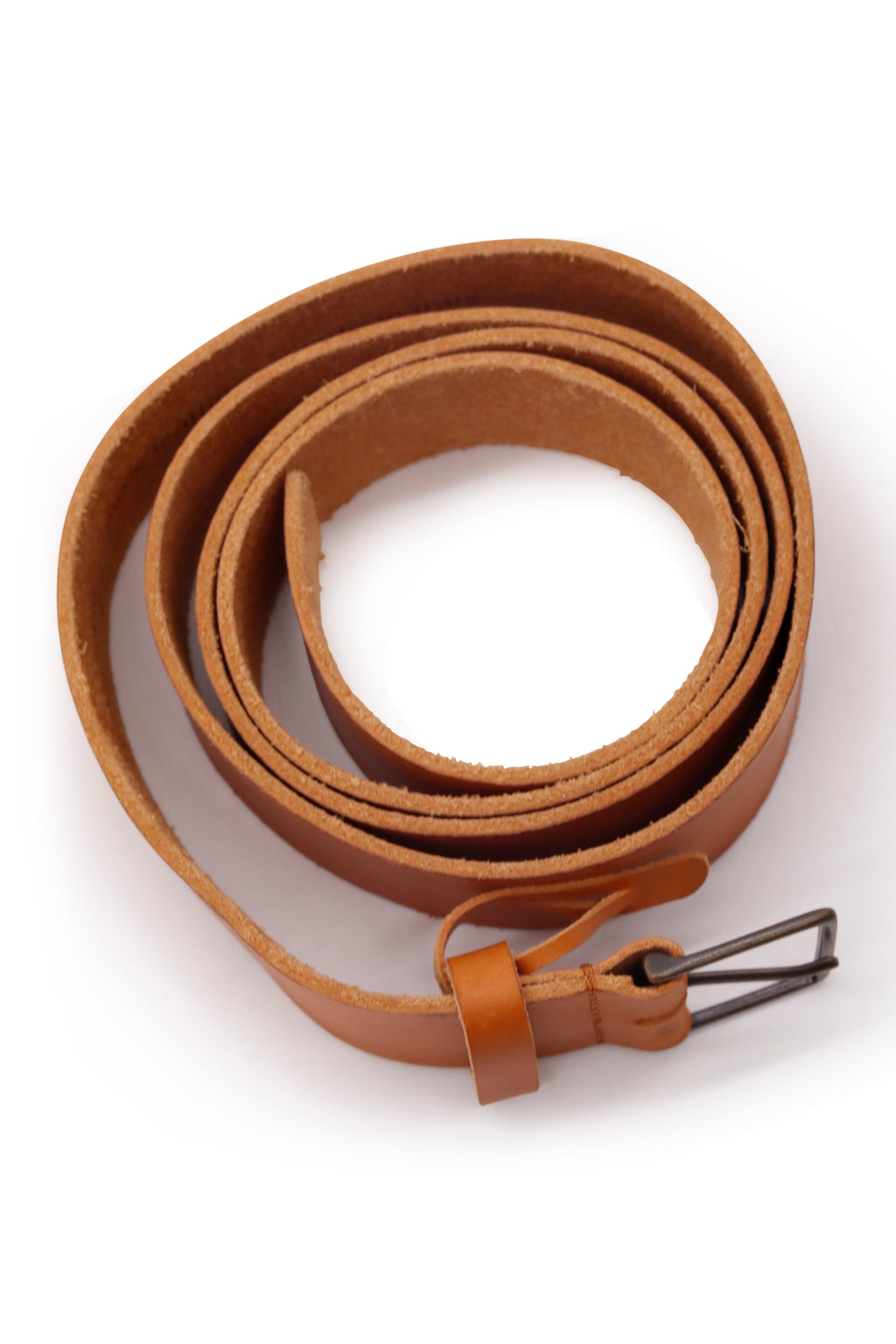 Washed Leather Belt