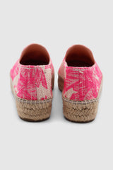 Espadrilles Cotton Crochet Yucatan Bold Pink