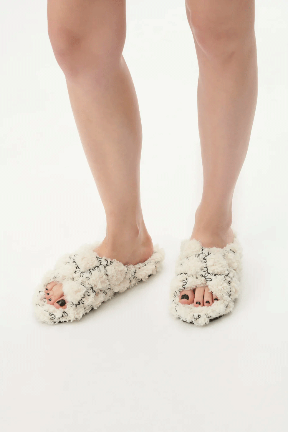 Alima Slipper White