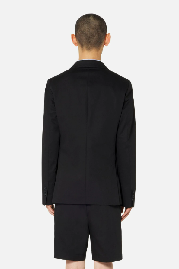 Two Buttons Jacket Black